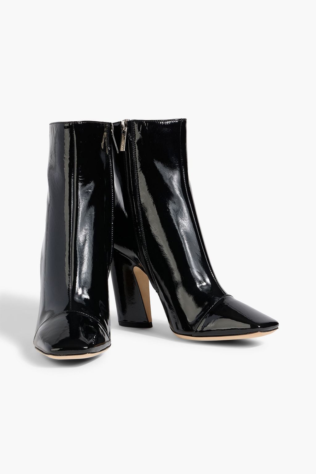 JIMMY CHOO Mirren 85 patent-leather ankle boots