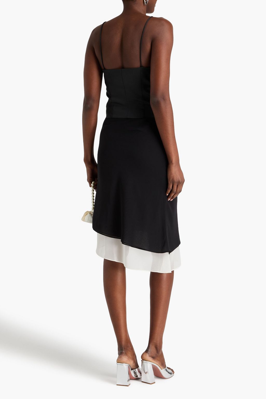 ROTATE BIRGER CHRISTENSEN Embellished satin top