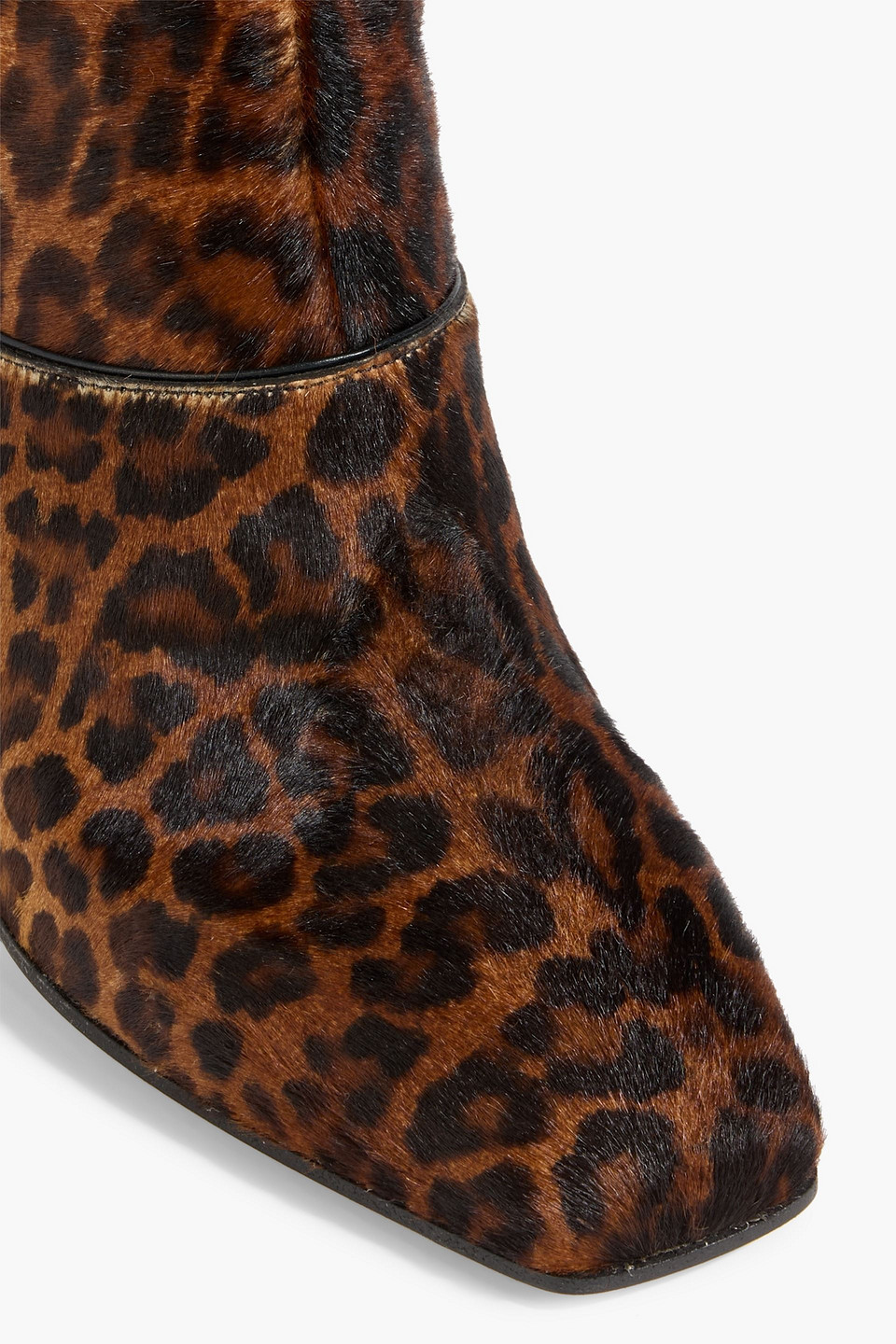 Jimmy Choo Mahesa 85 Leopard-print Calf Hair Boots In Multi