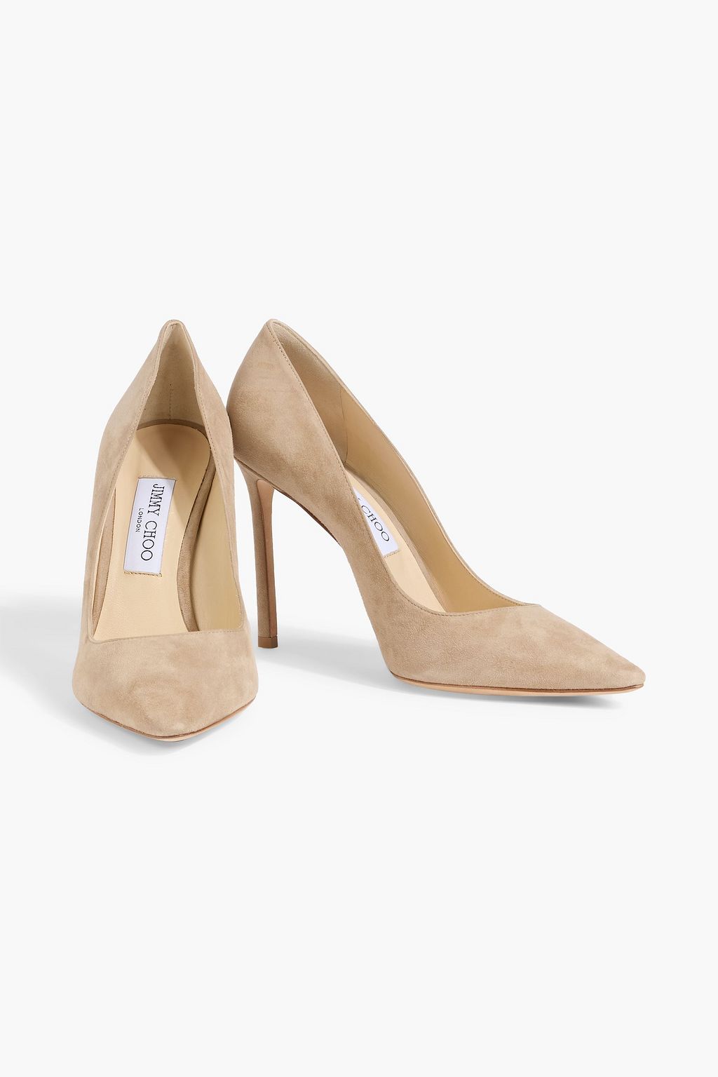 JIMMY CHOO Romy 100 suede pumps