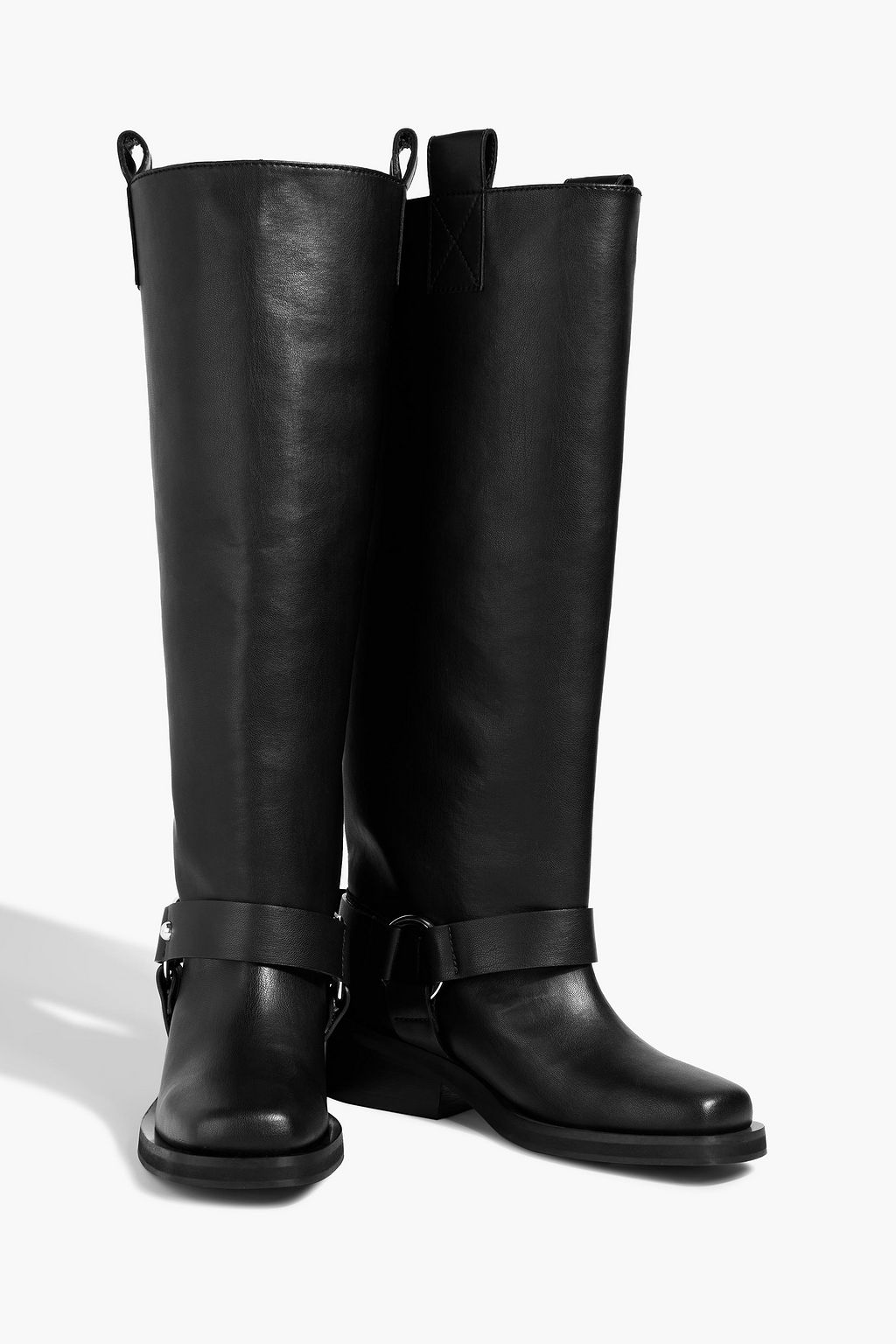 GANNI Buckled knee boots