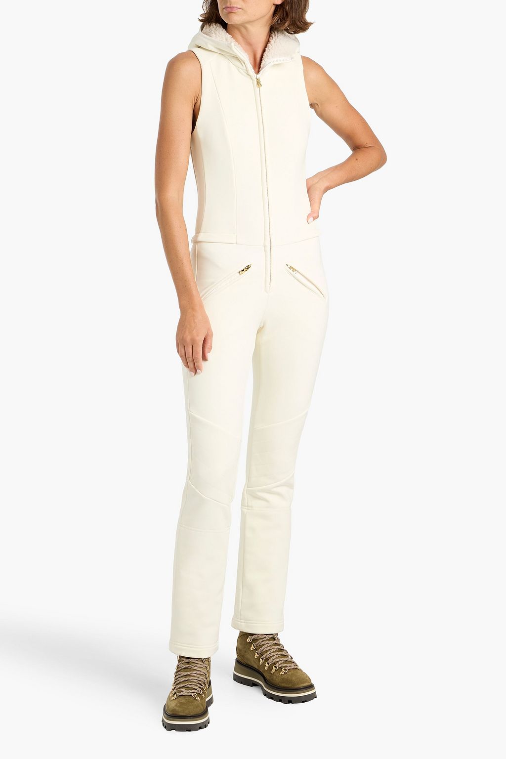 BOGNER Aya stretch ski suit and quilted down jacket set