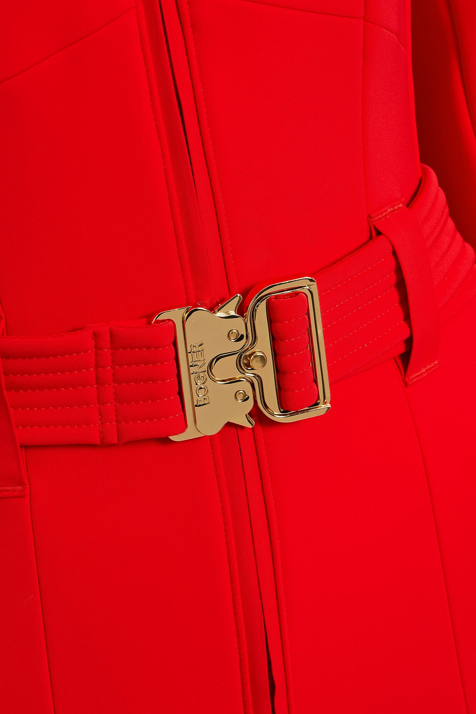 Bogner Bond Belted Ski Suit In Red