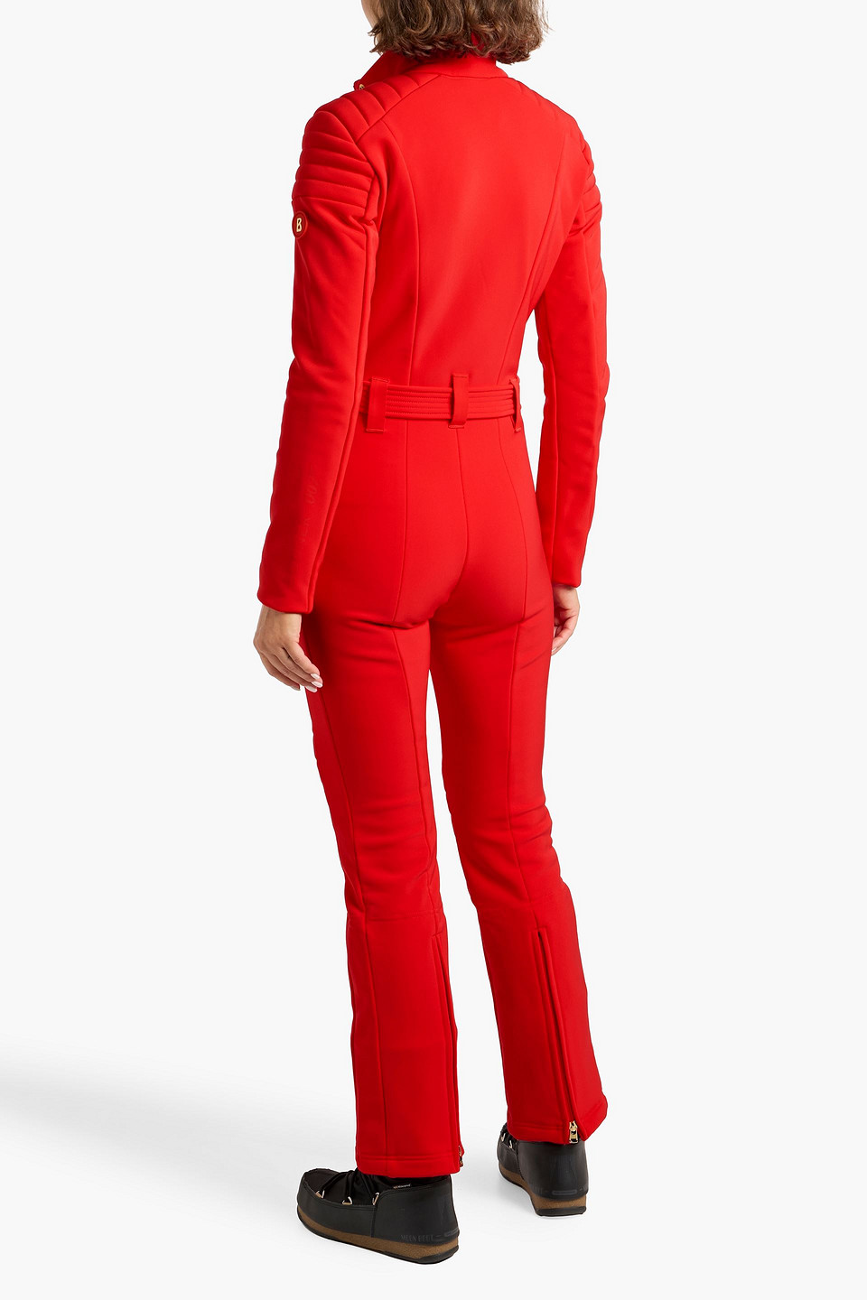 Bogner Bond Belted Ski Suit In Red