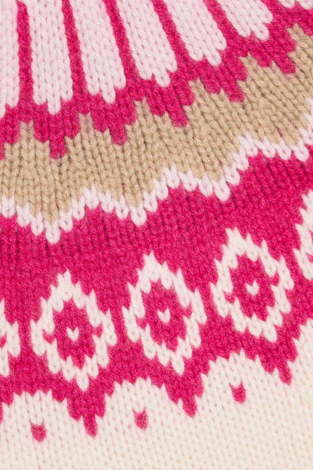 BOGNER Ingrid Fair Isle cashmere turtleneck sweater