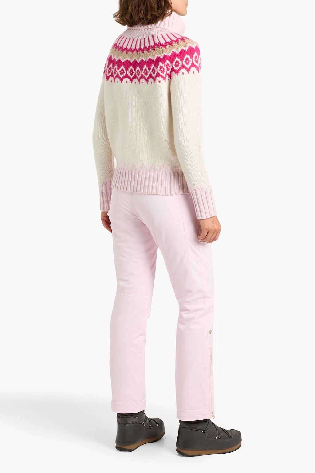 BOGNER Ingrid Fair Isle cashmere turtleneck sweater