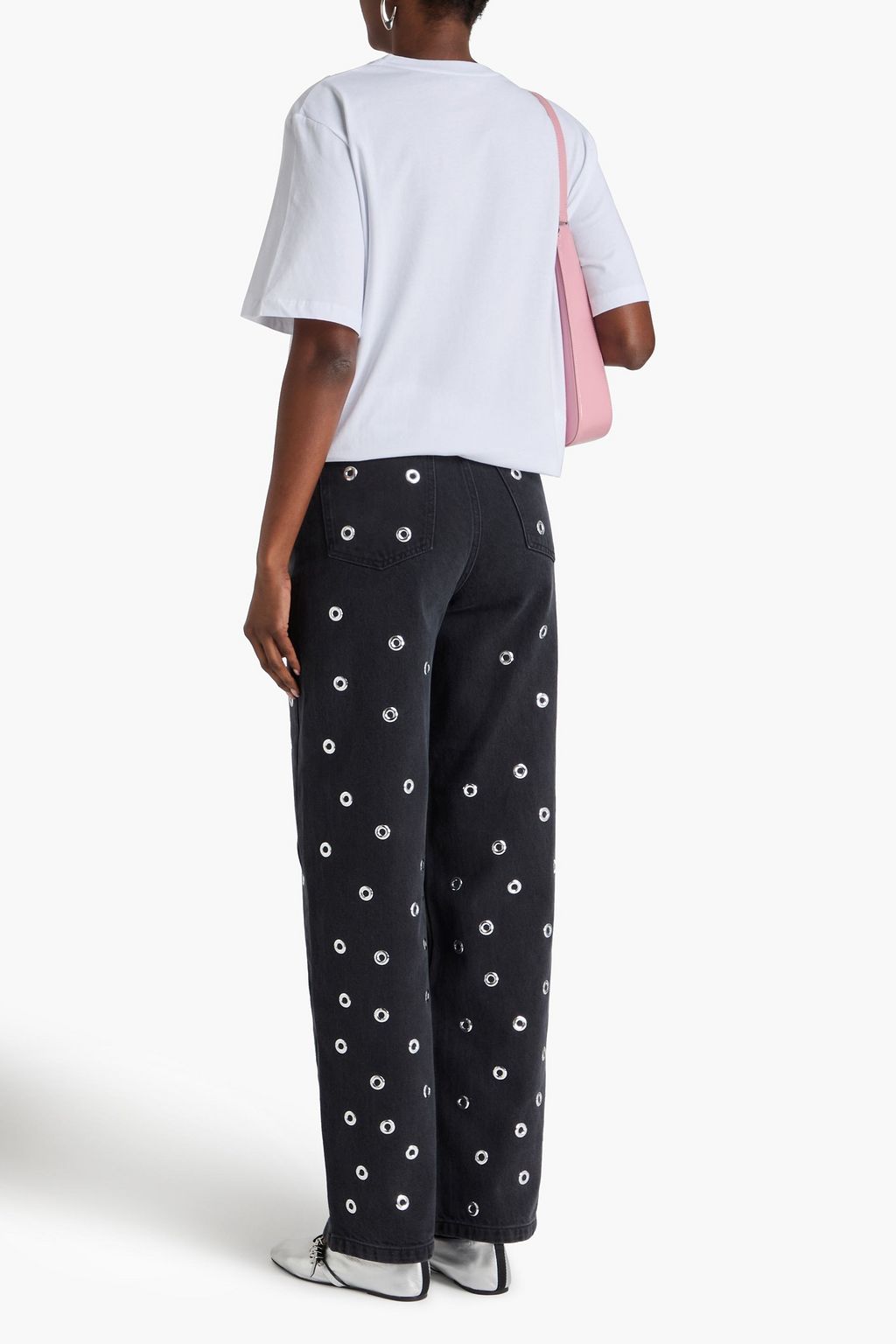 ROTATE BIRGER CHRISTENSEN Cotton-jersey T-shirt