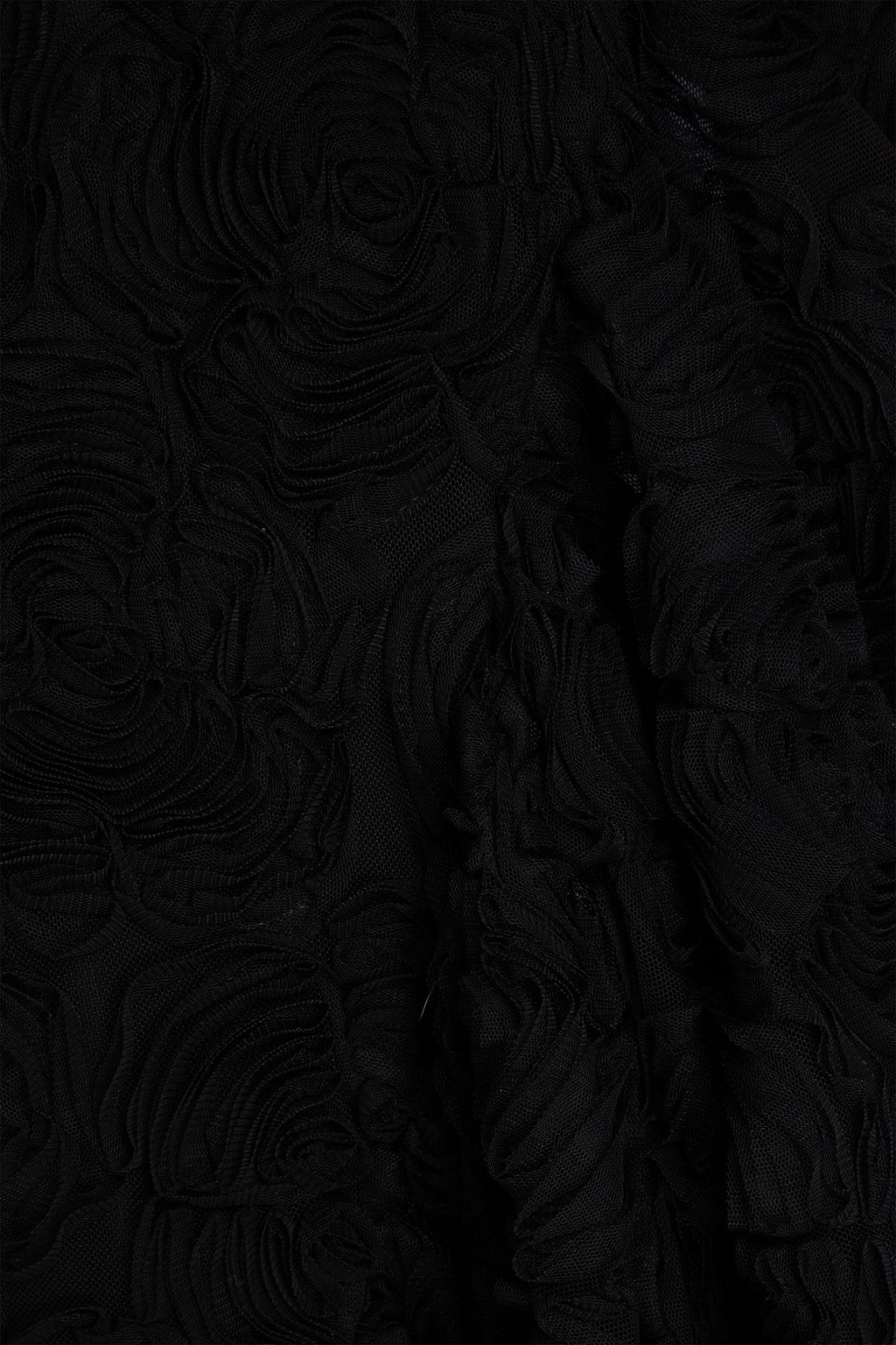 ROTATE BIRGER CHRISTENSEN メッシュ ワンピース アシンメトリー ラッフル付き