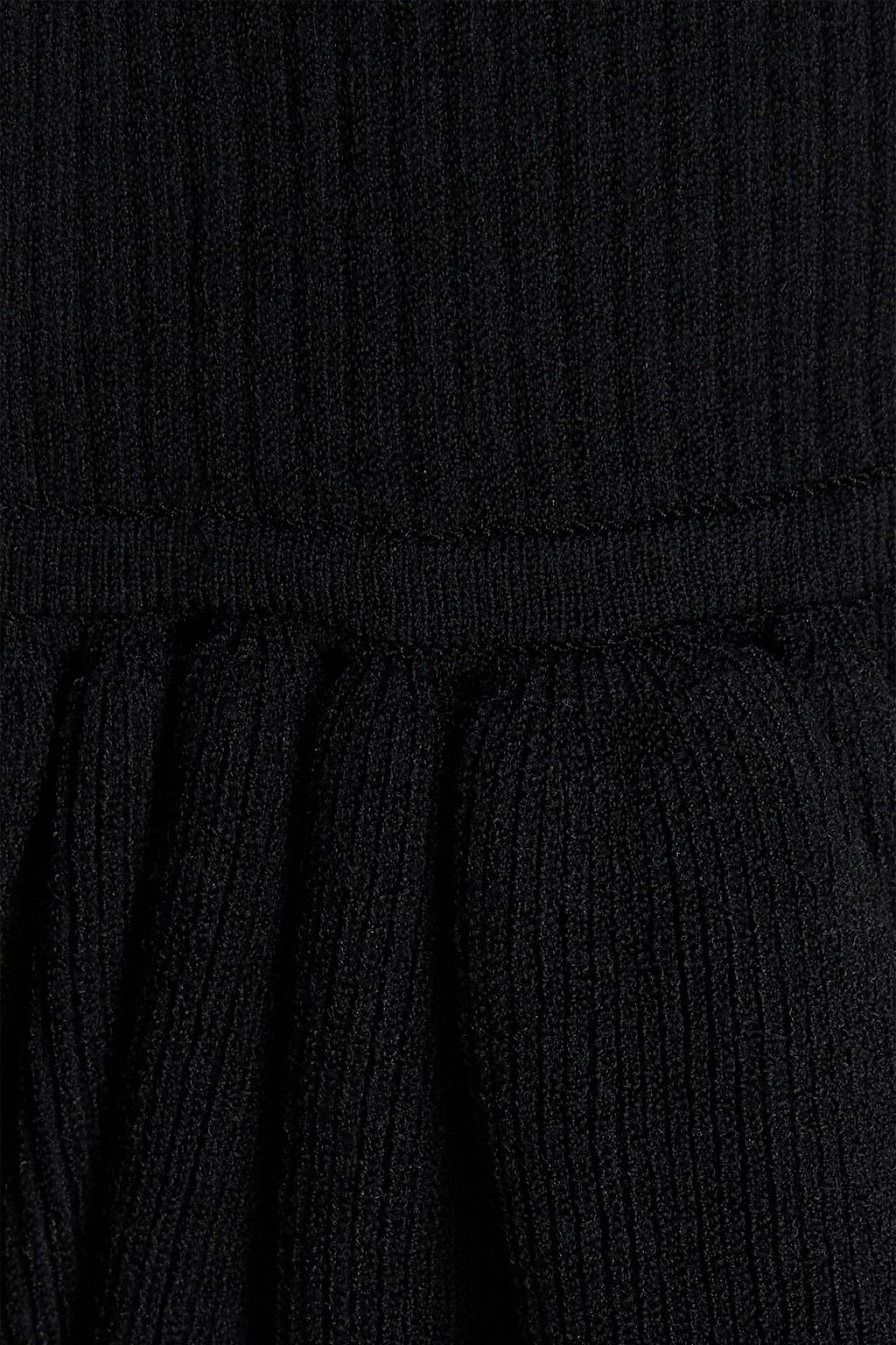 ROTATE BIRGER CHRISTENSEN Minikleid aus Rippstrick mit Cut-outs