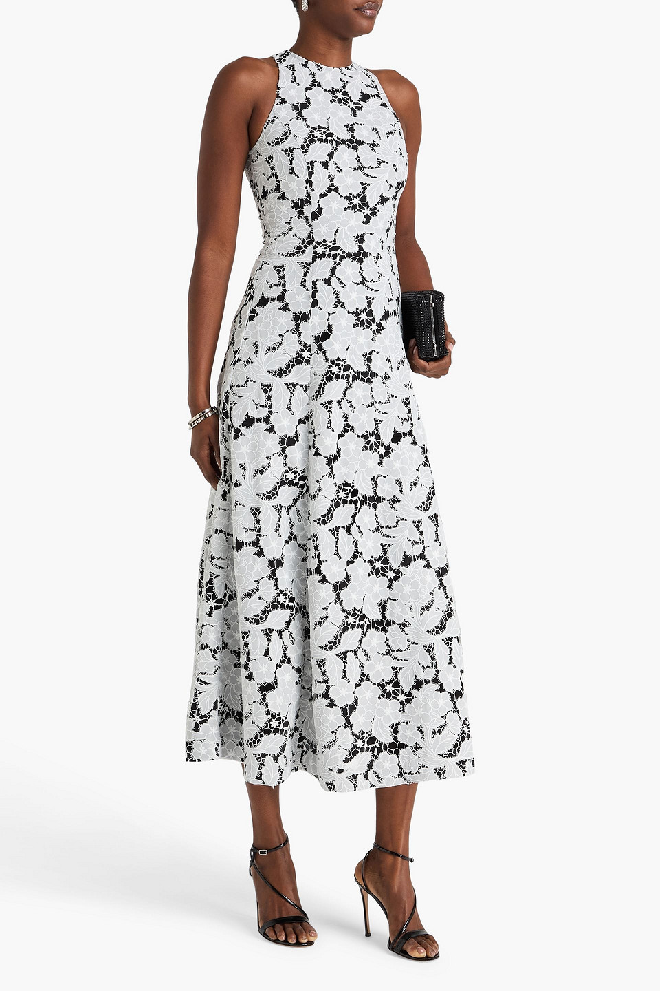  Rotate Birger Christensen - Midikleid Aus Guipure-spitze Mit Cut-outs - Weiß - De 34 