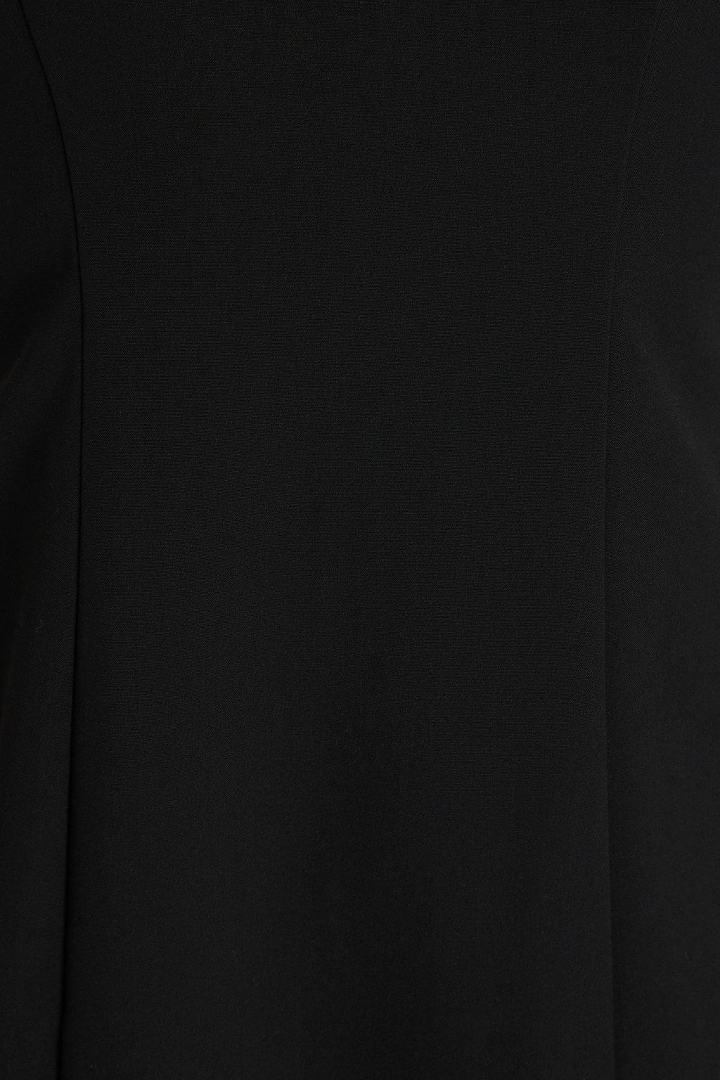 ROTATE BIRGER CHRISTENSEN Cold-shoulder ruffled jersey mini dress