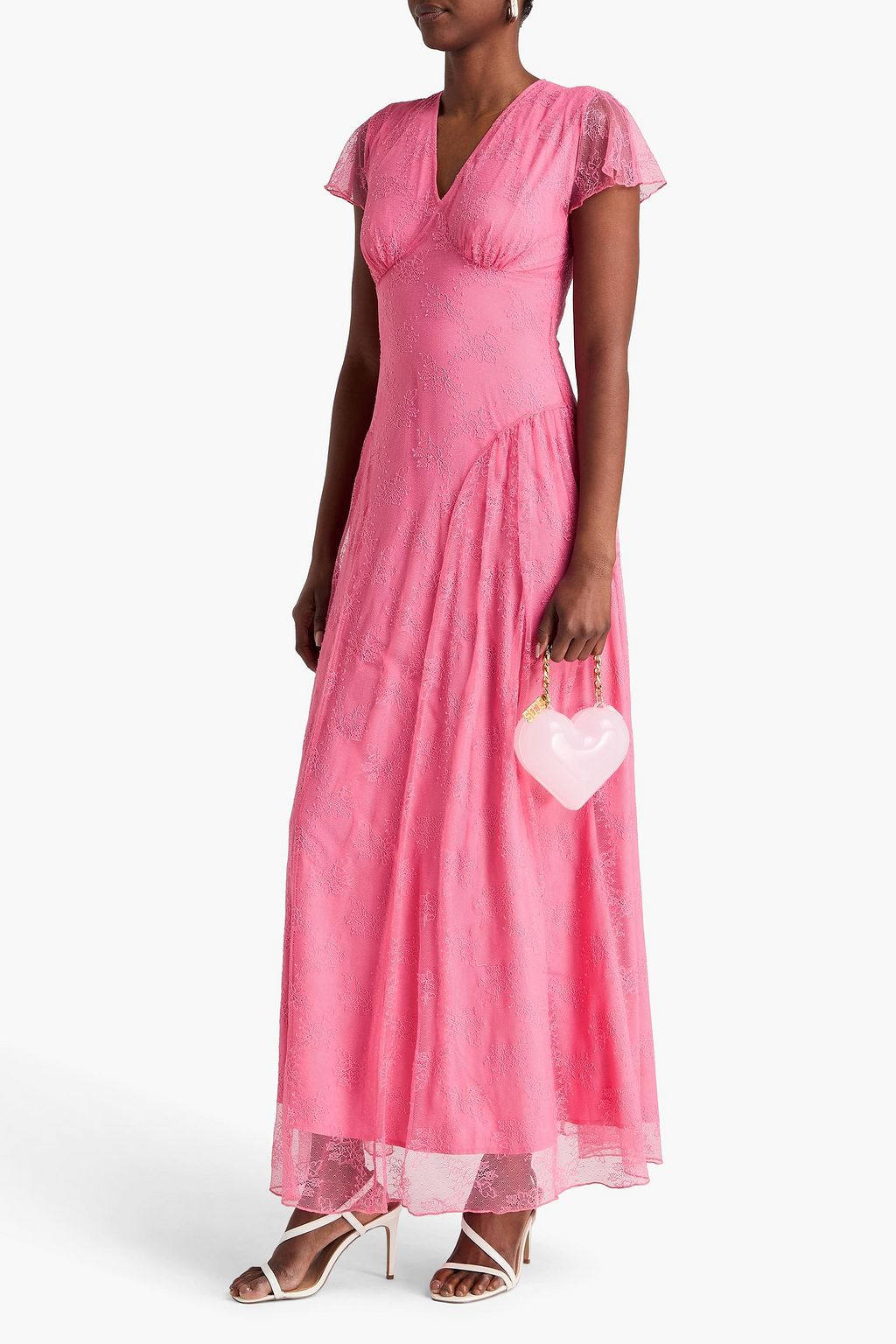 ROTATE BIRGER CHRISTENSEN Chantilly lace maxi dress | THE OUTNET