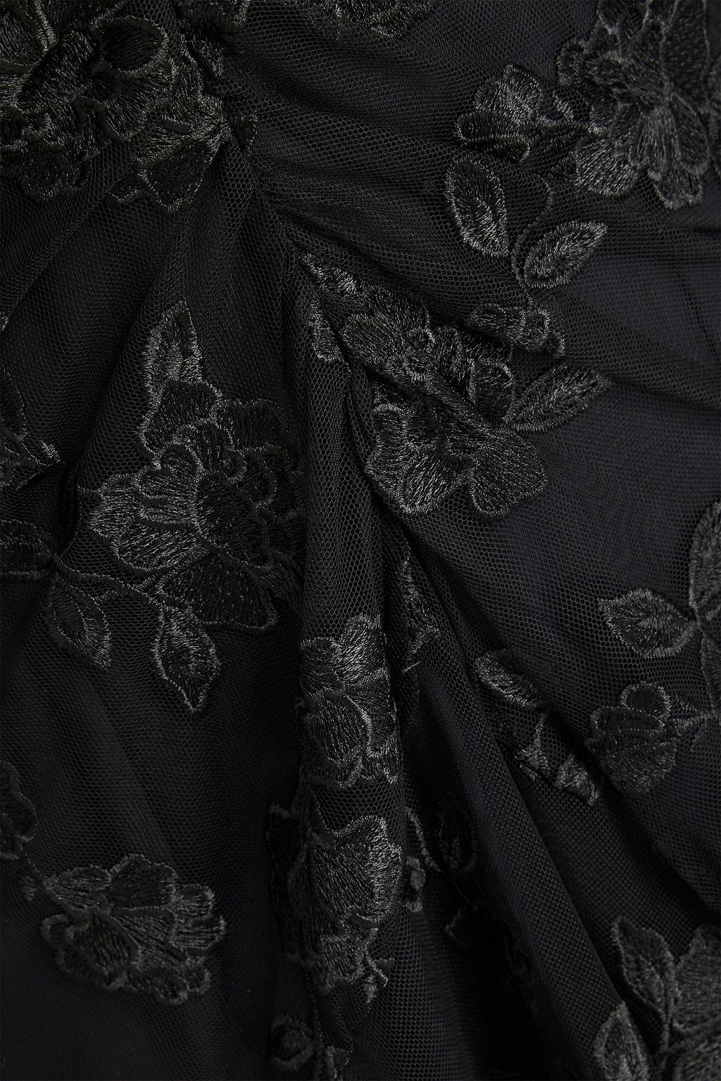 ROTATE BIRGER CHRISTENSEN Ruched lace midi dress