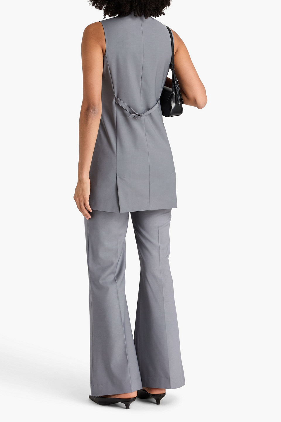  Remain Birger Christensen - Weste Aus Webstoff - Grau - De 32 