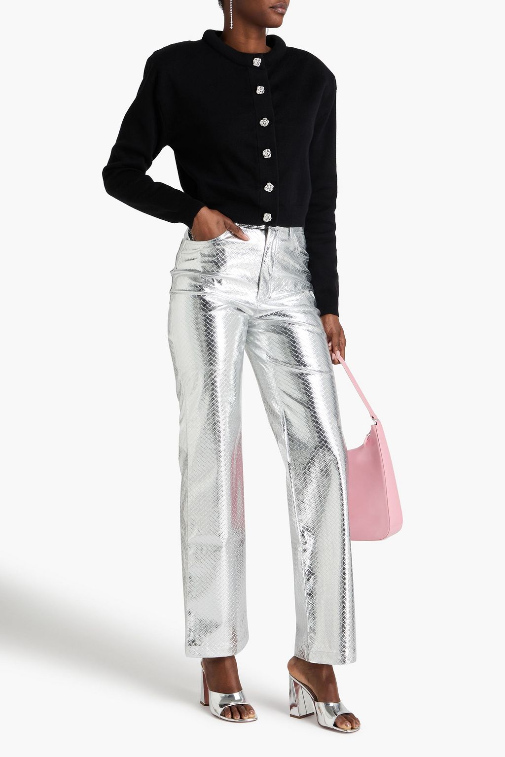 ROTATE BIRGER CHRISTENSEN Woven straight-leg pants