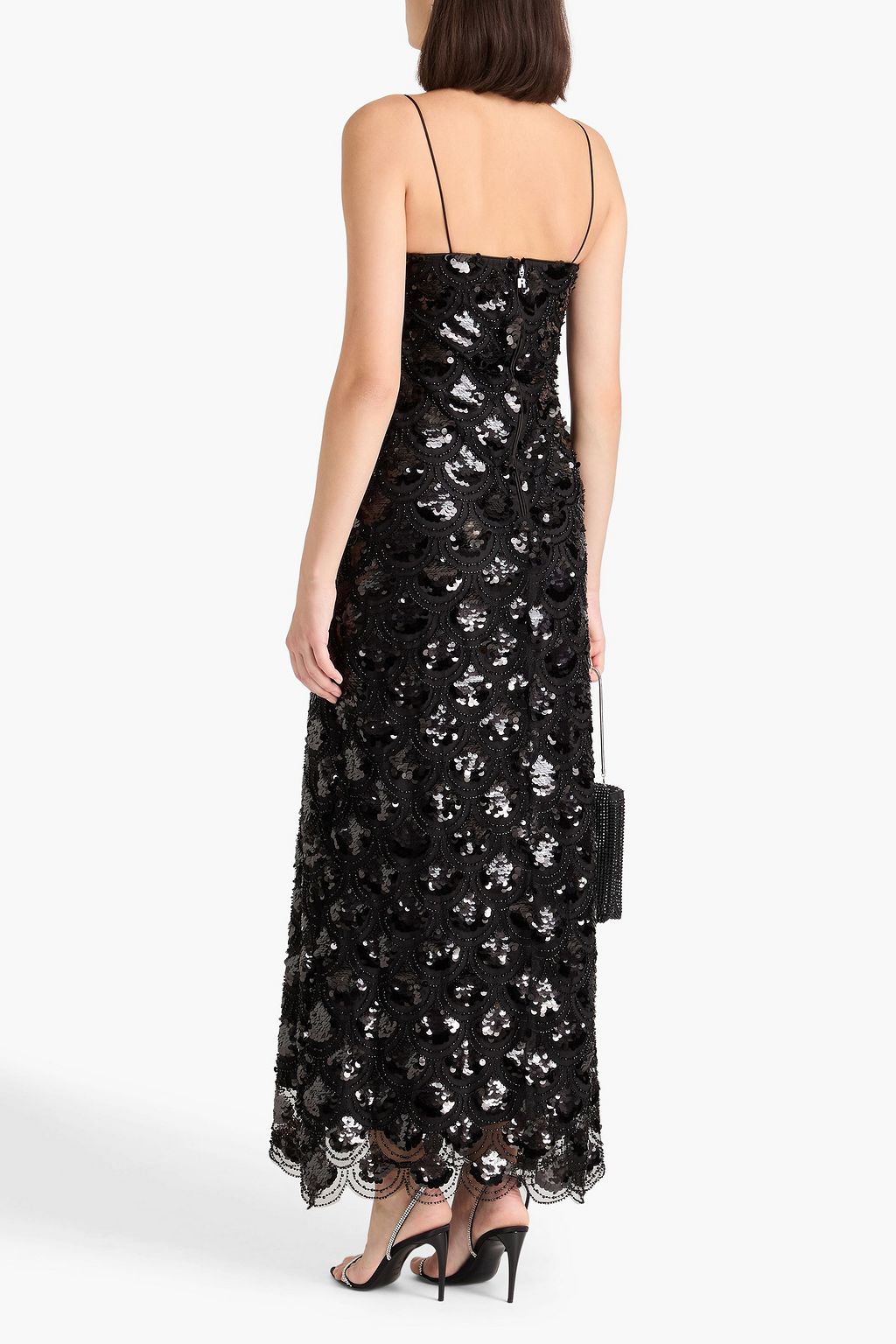 ROTATE BIRGER CHRISTENSEN Embellished tulle maxi dress