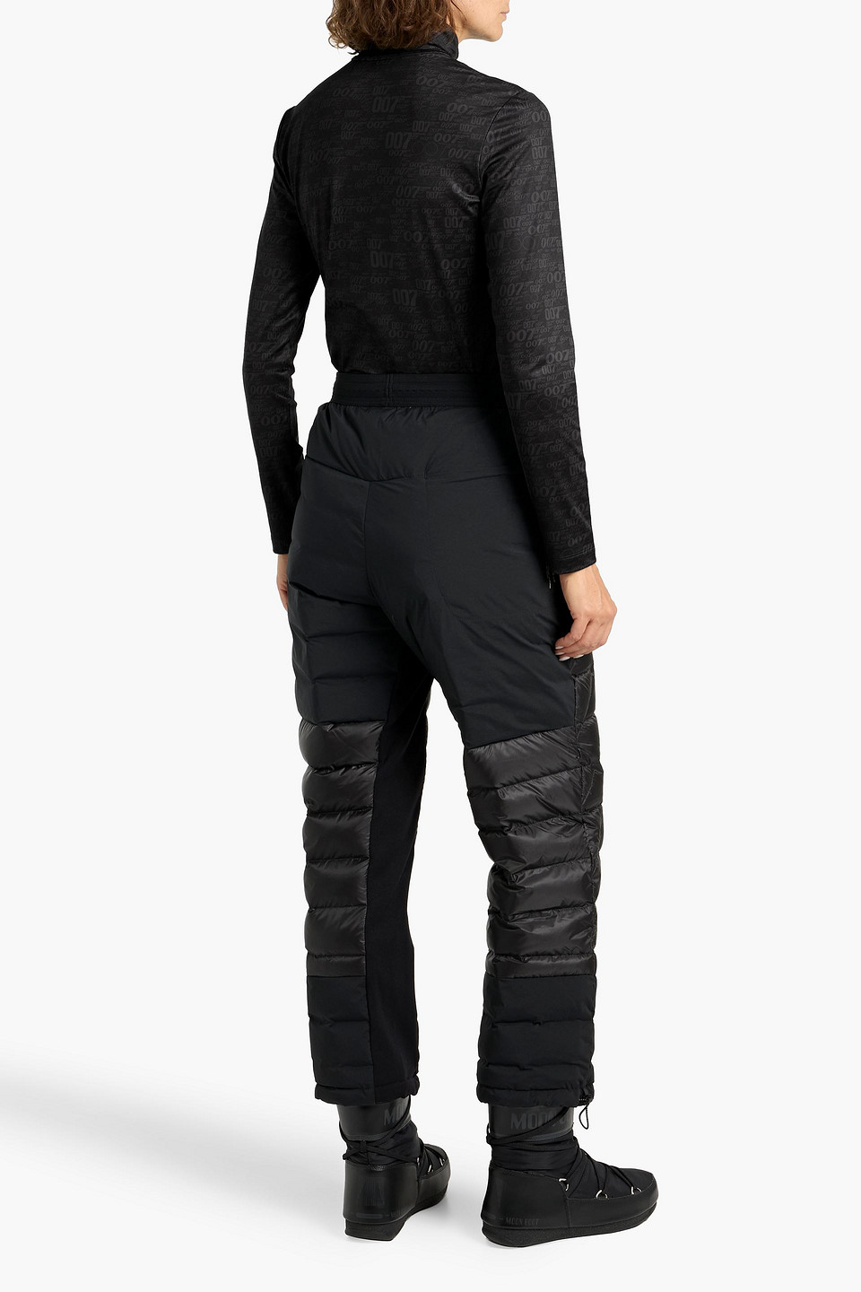Bogner Bond Printed Stretch-jersey Base Layer In Black