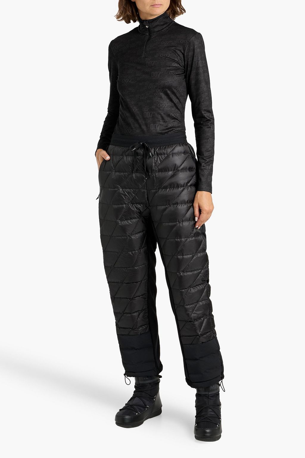BOGNER Bond printed stretch-jersey base layer