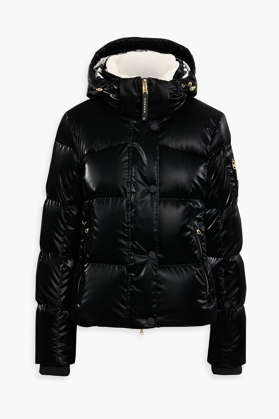 Bogner Hella Quilted Ripstop Down Ski Jacket In Black
