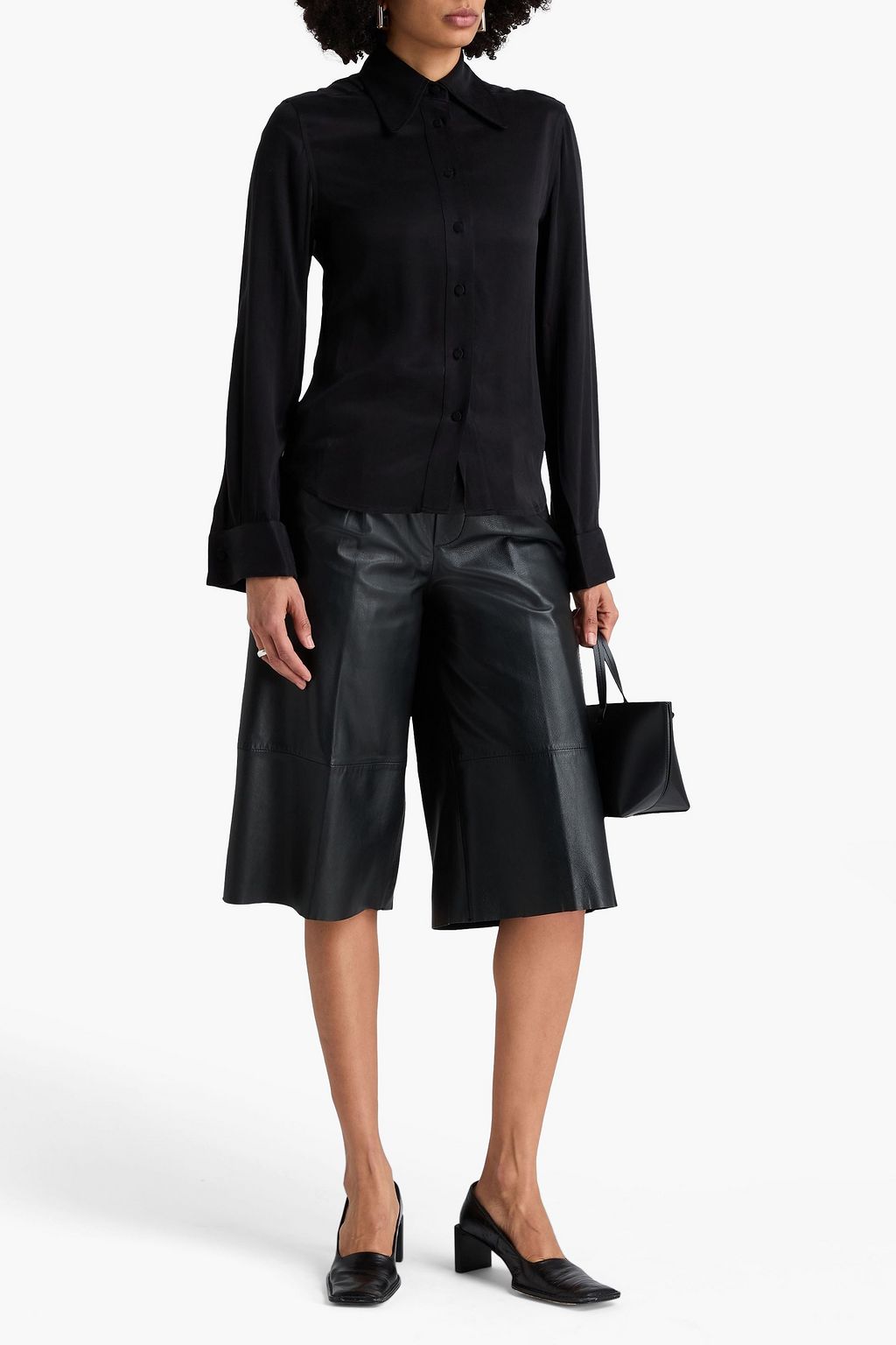 REMAIN BIRGER CHRISTENSEN قميص من مزيج كوبرو