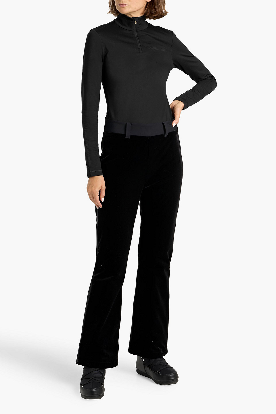 Bogner Bond Stretch-jersey Base Layer In Black