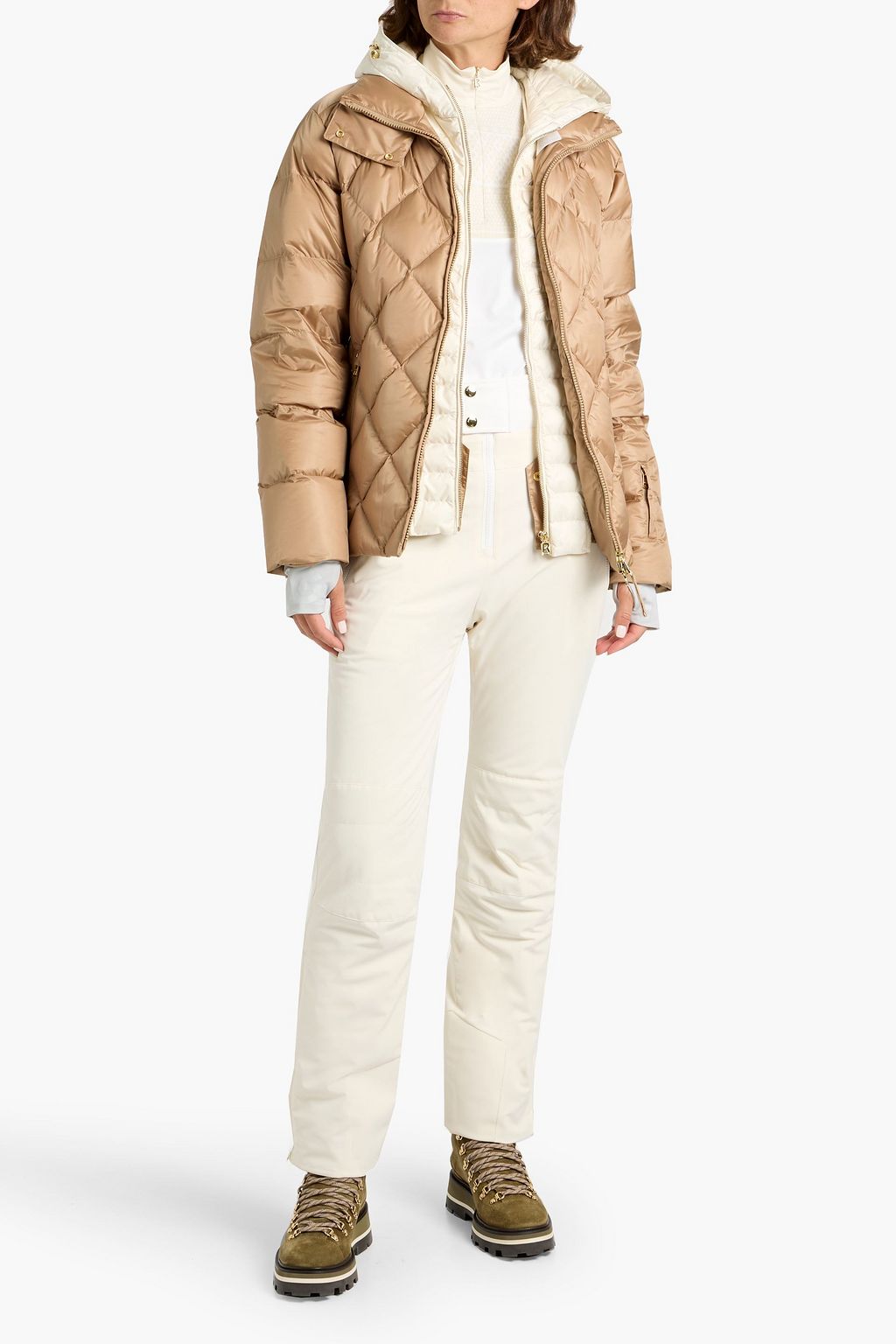 BOGNER Carlie quilted hooded down ski jacket