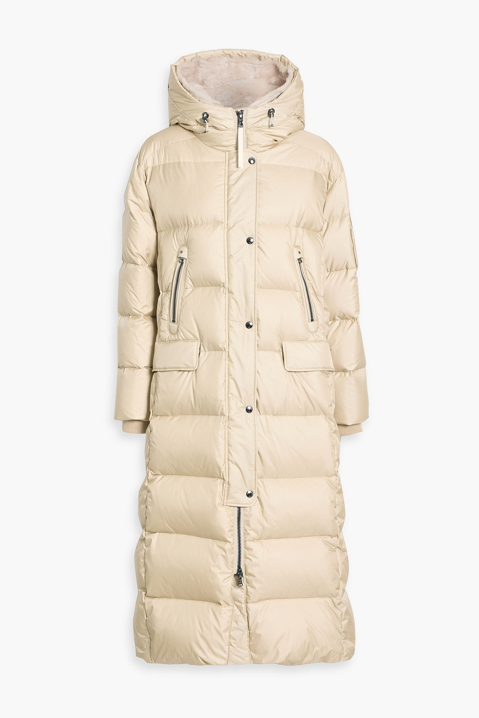 Bogner Jonna Quilted Ripstop Down Coat In Neutral