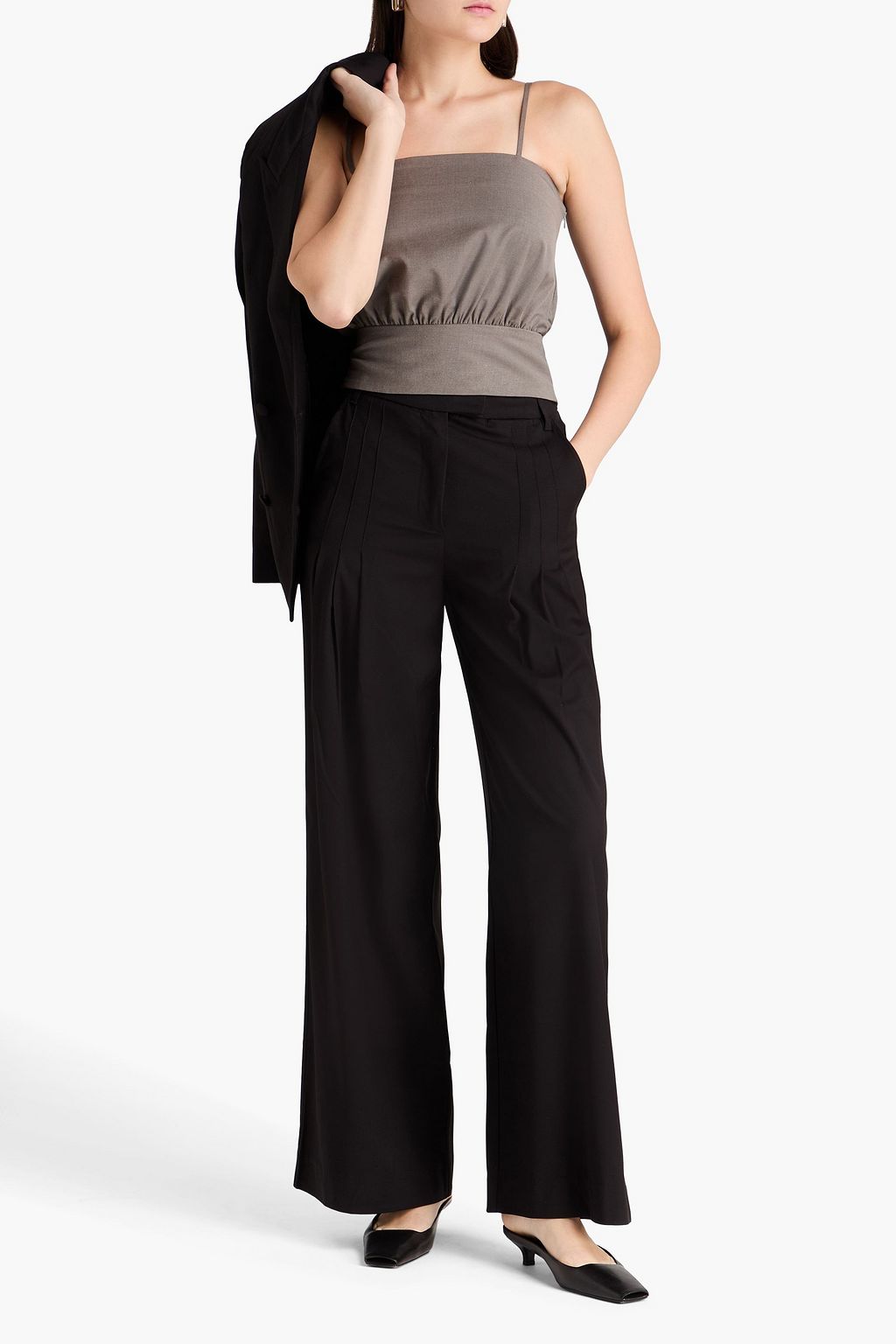 REMAIN BIRGER CHRISTENSEN توب بتصميم ملموم من التويل