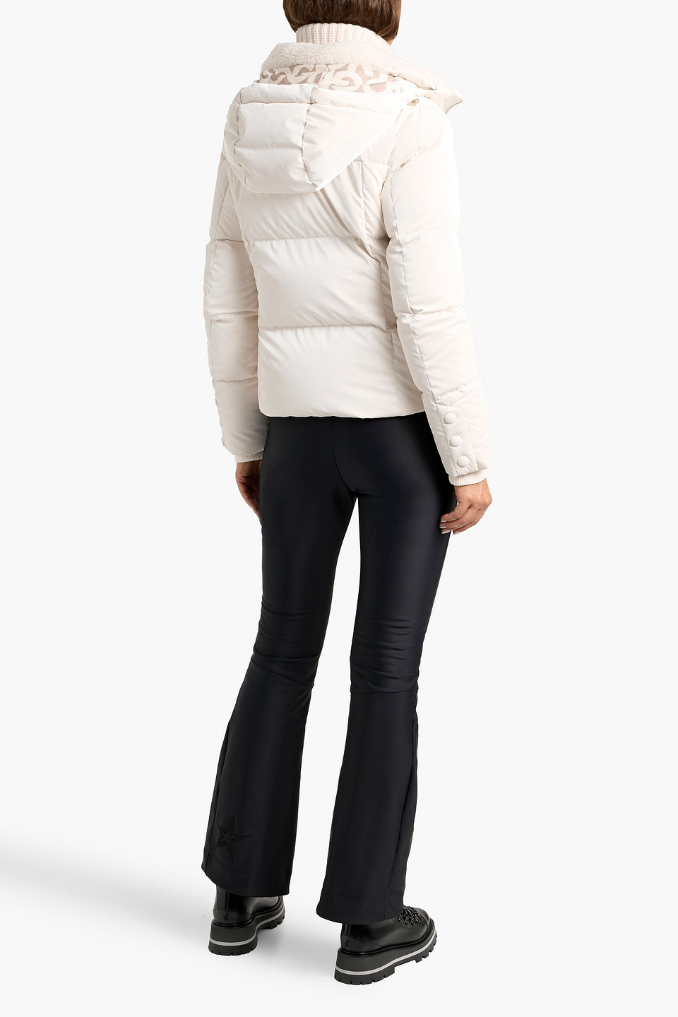 Bogner Hella Quilted Ripstop Down Ski Jacket In White