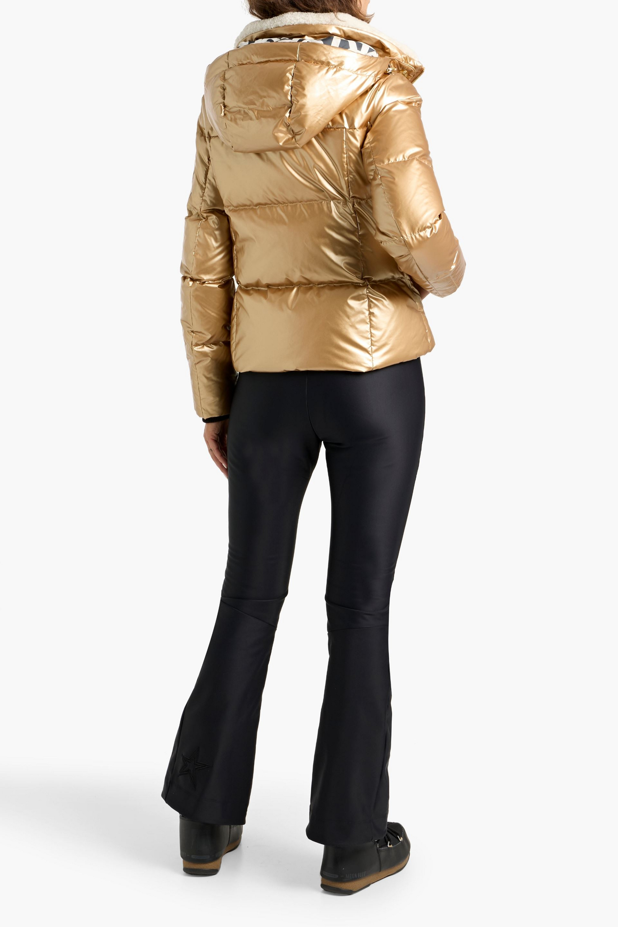 BOGNER Hella metallic quilted ripstop down ski jacket