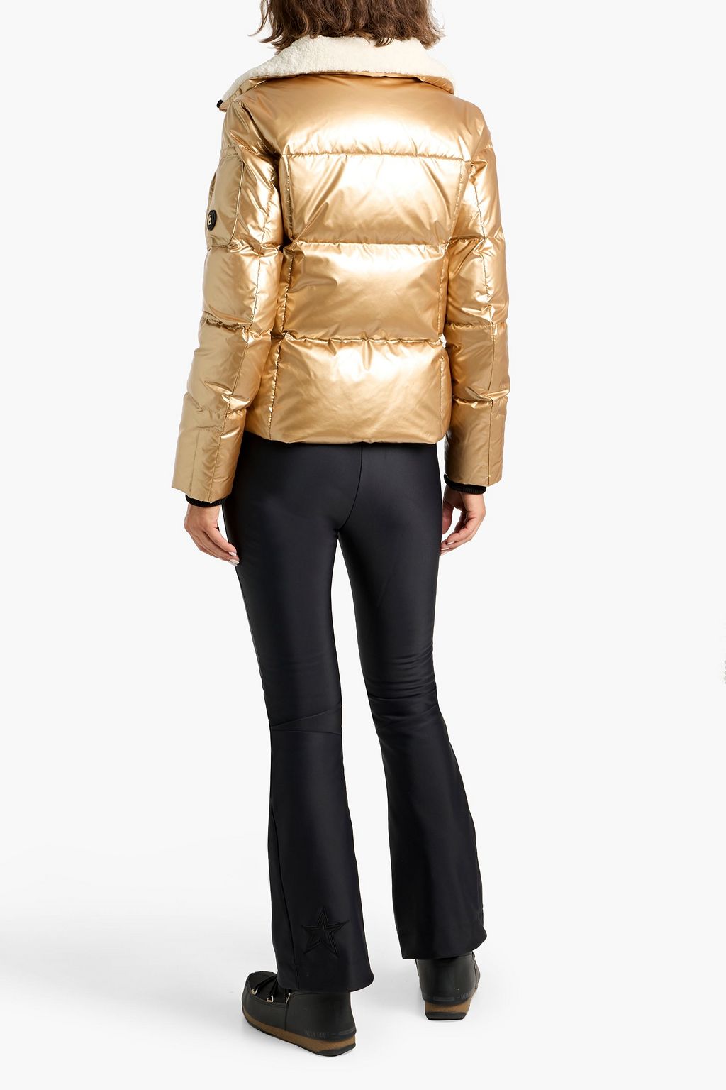 BOGNER Hella metallic quilted ripstop down ski jacket
