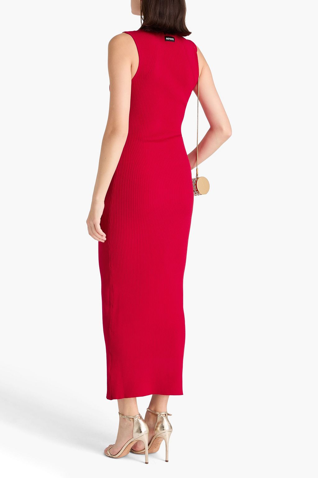 ROTATE BIRGER CHRISTENSEN Maxikleid aus Rippstrick