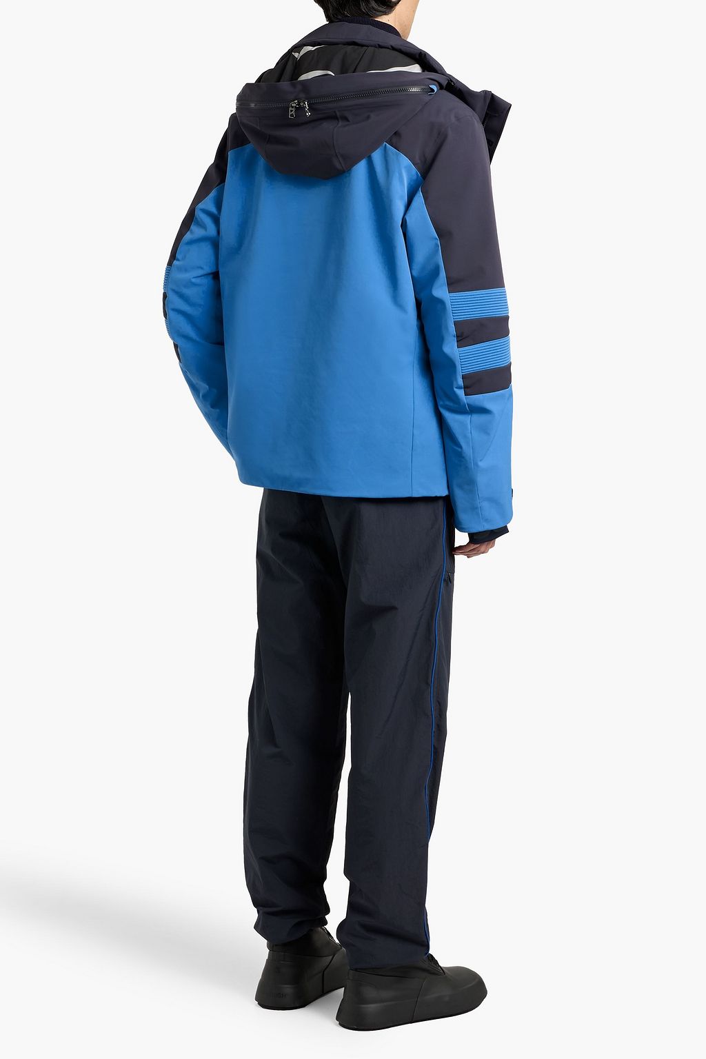 BOGNER Henri striped padded ski jacket