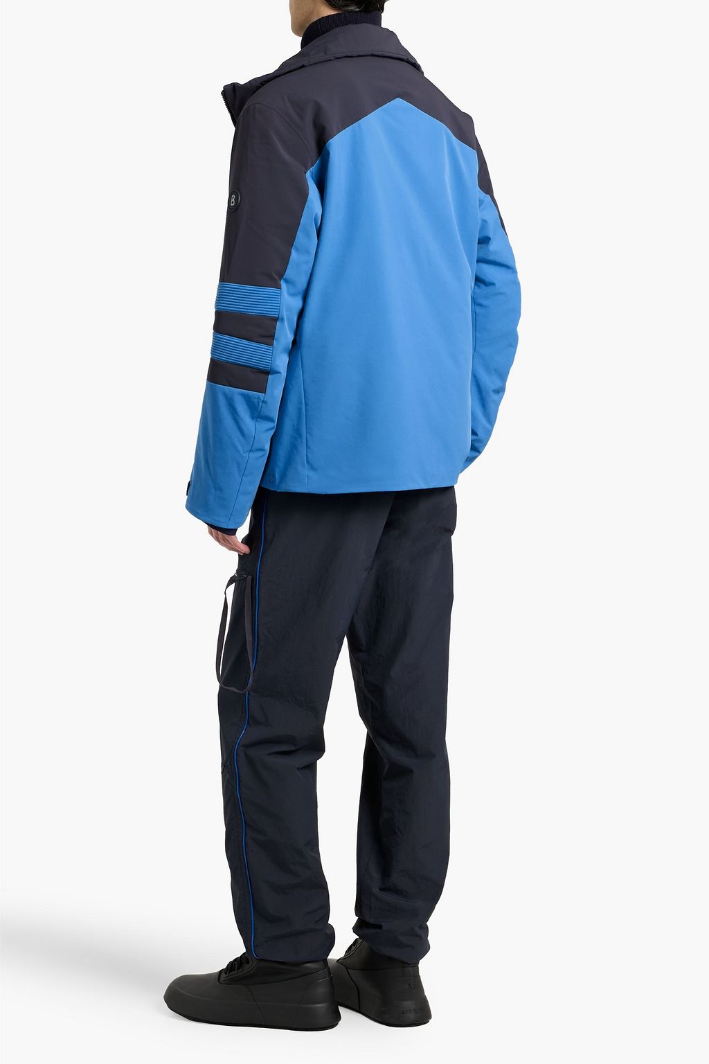 BOGNER Henri striped padded ski jacket