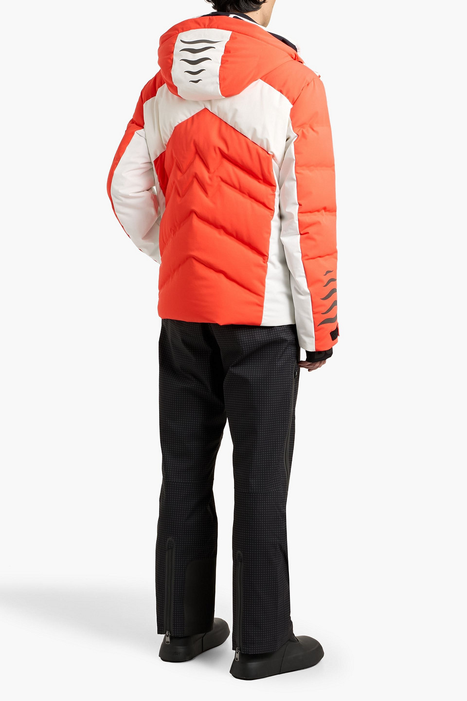 Bogner Jessy Quilted Down Ski Jacket In Orange