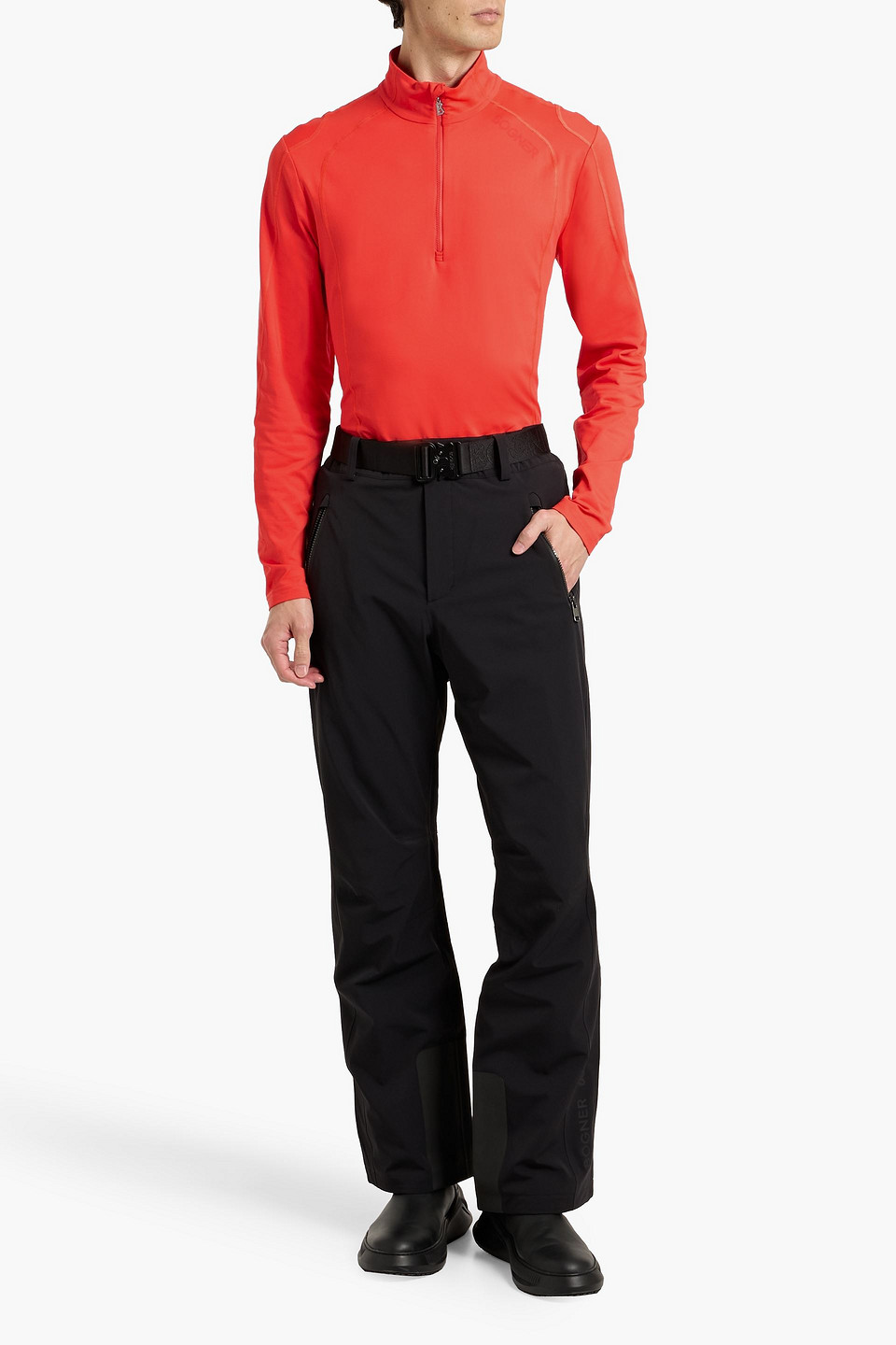 Bogner Harry Stretch-jersey Base Layer In Red