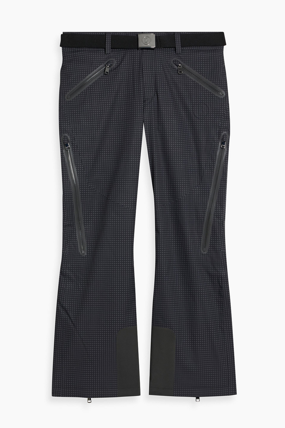 Bogner Tim4-t Belted Printed Ski Pants In Black
