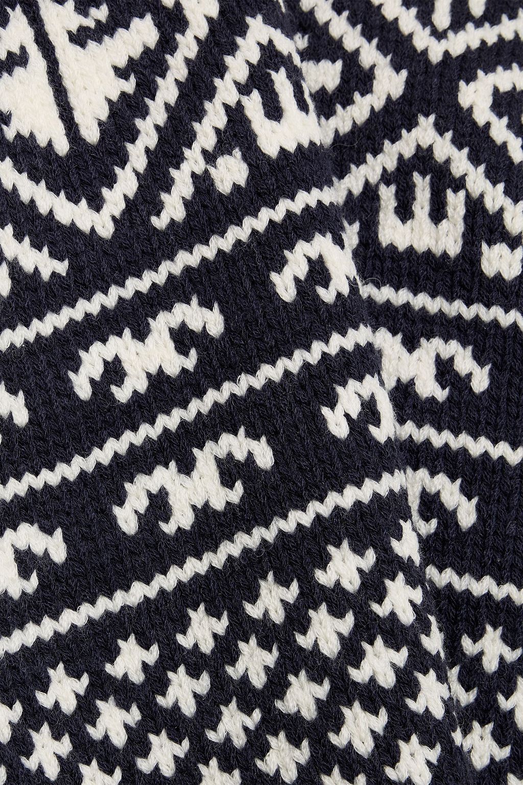 BOGNER Lucian jacquard-knit wool-blend sweater