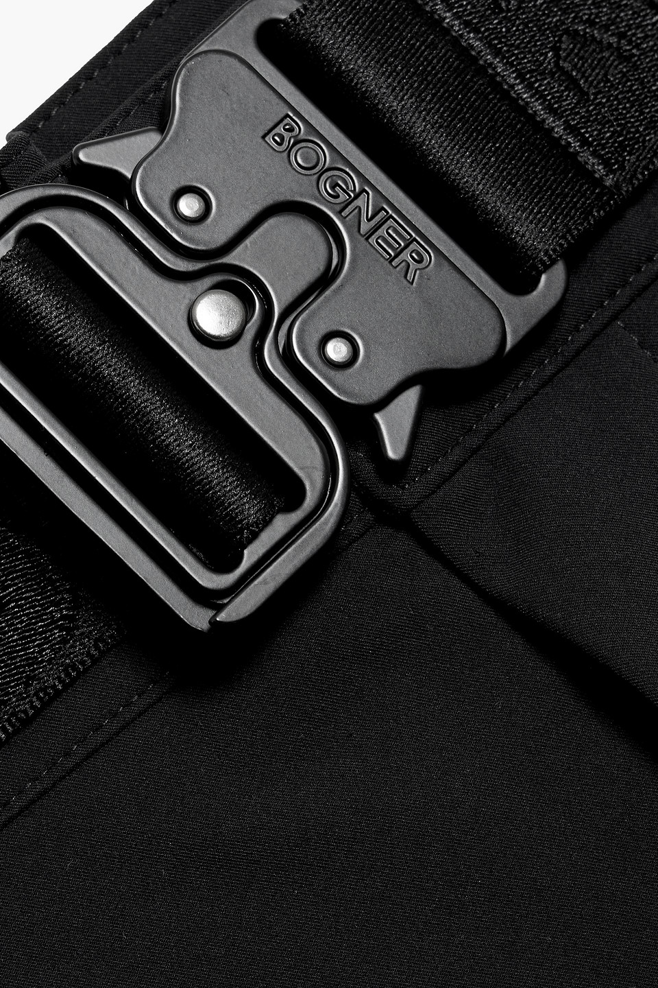 Bogner Bond Belted Padded Ski Pants In Black