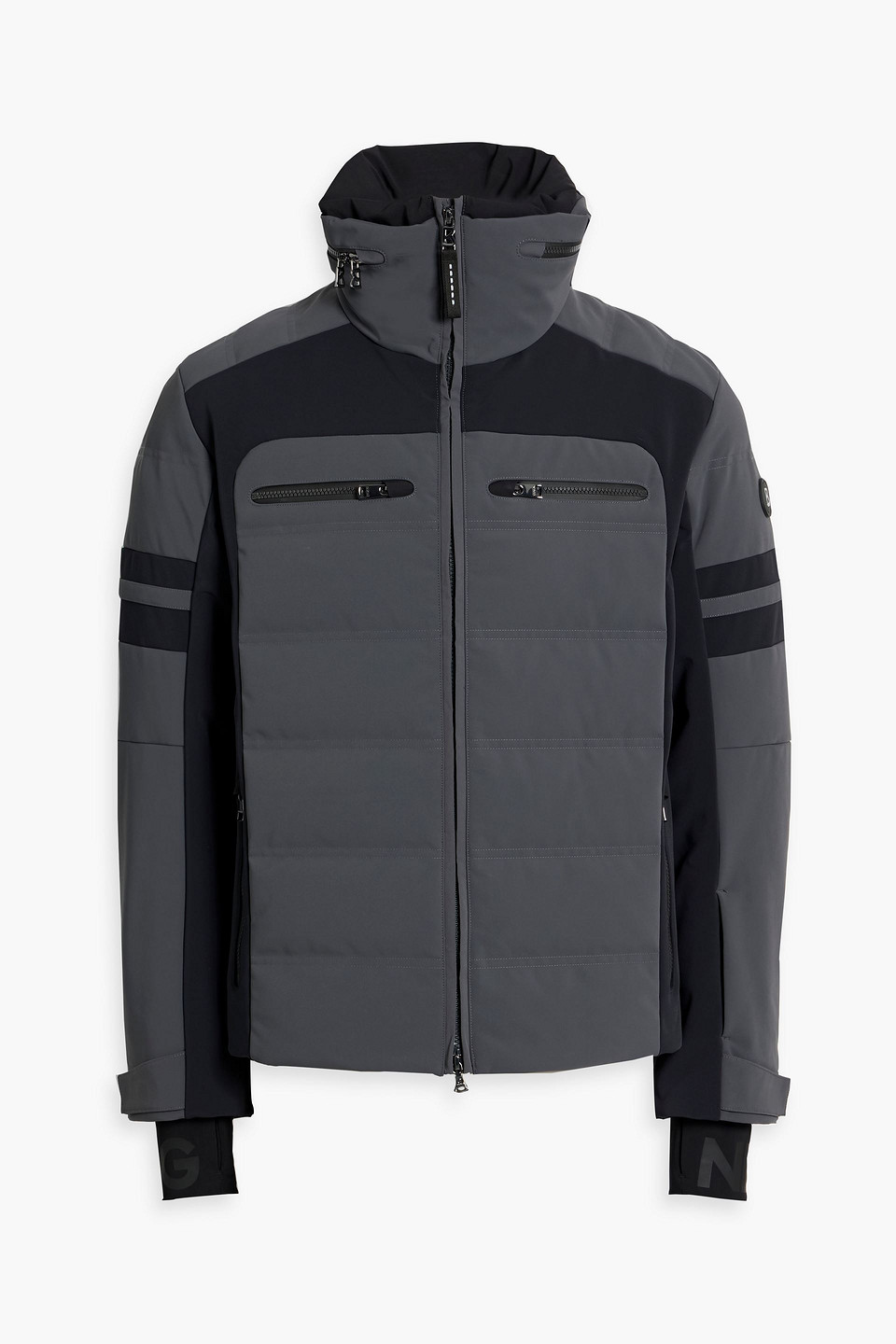 Bogner Minho Quilted Down Ski Jacket In Gray