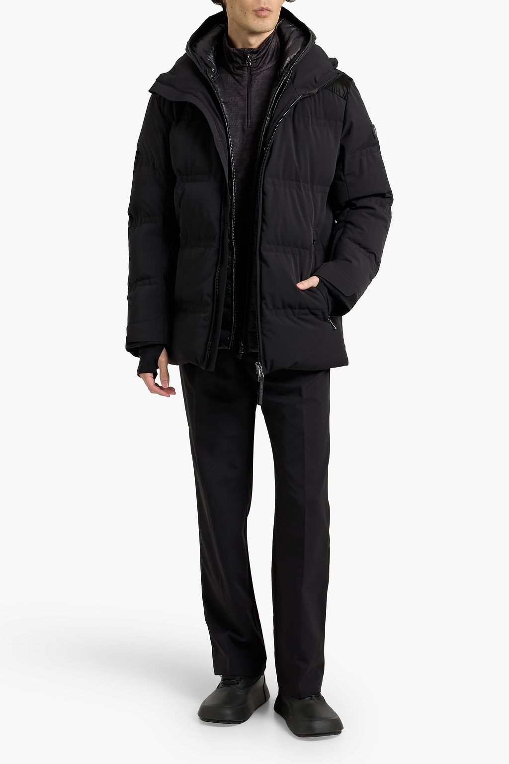 BOGNER Bond ripstop-paneled layered quilted down ski jacket