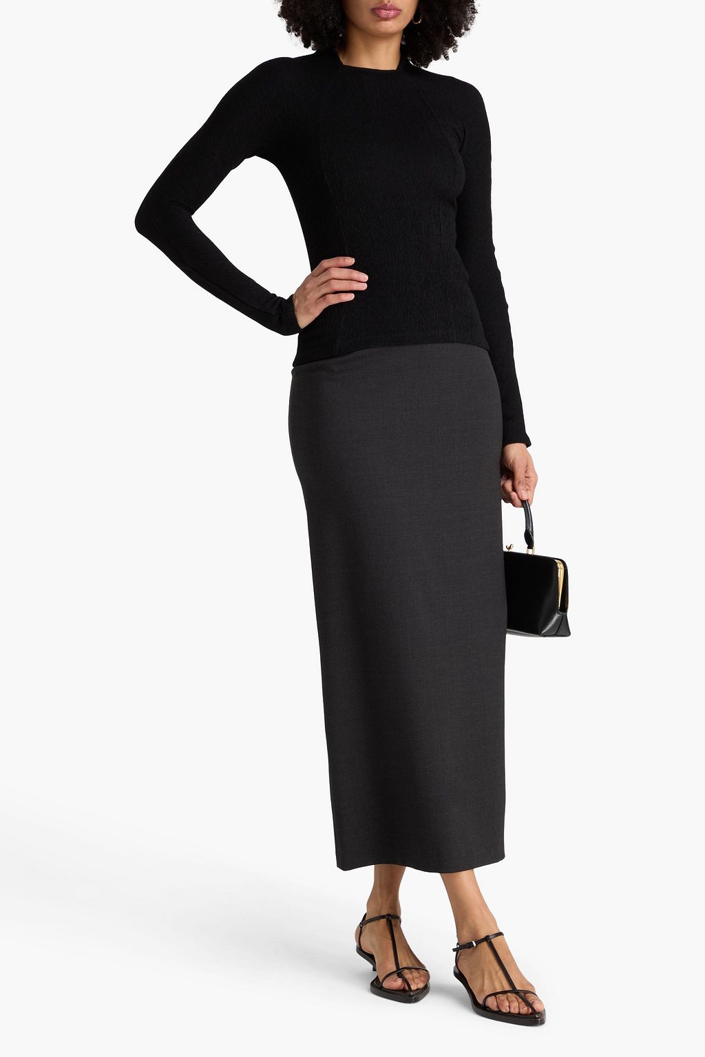 REMAIN BIRGER CHRISTENSEN بلوزة من نسيج محبوك بملمس نافر