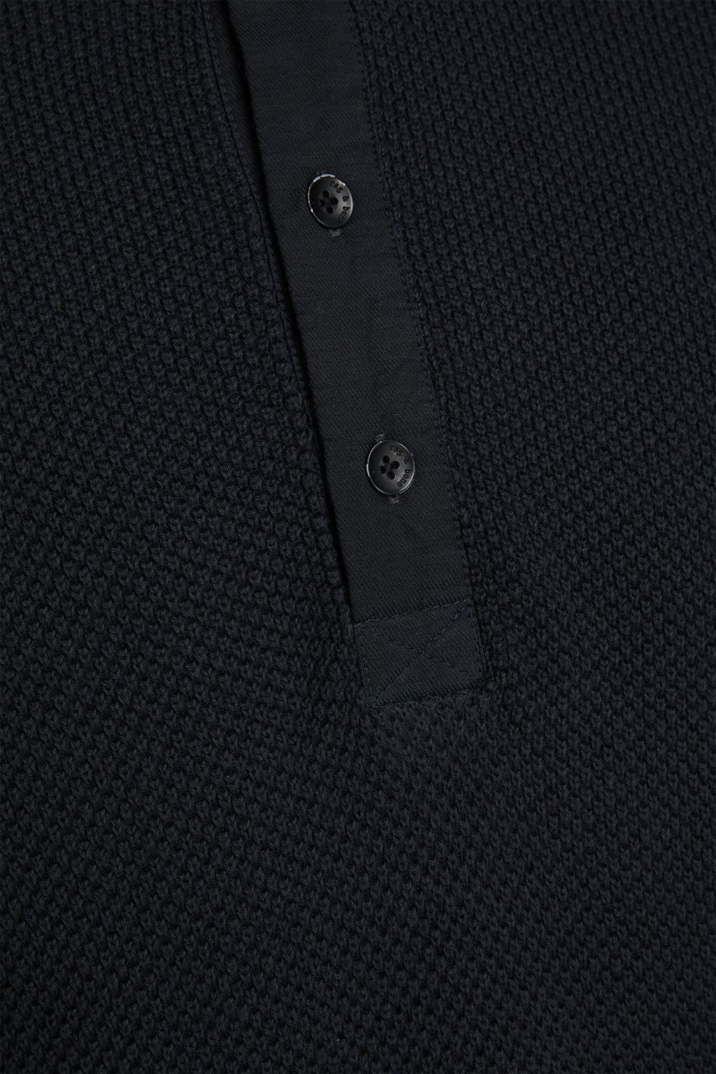 RAG & BONE Dexter cotton-piqué Henley sweater