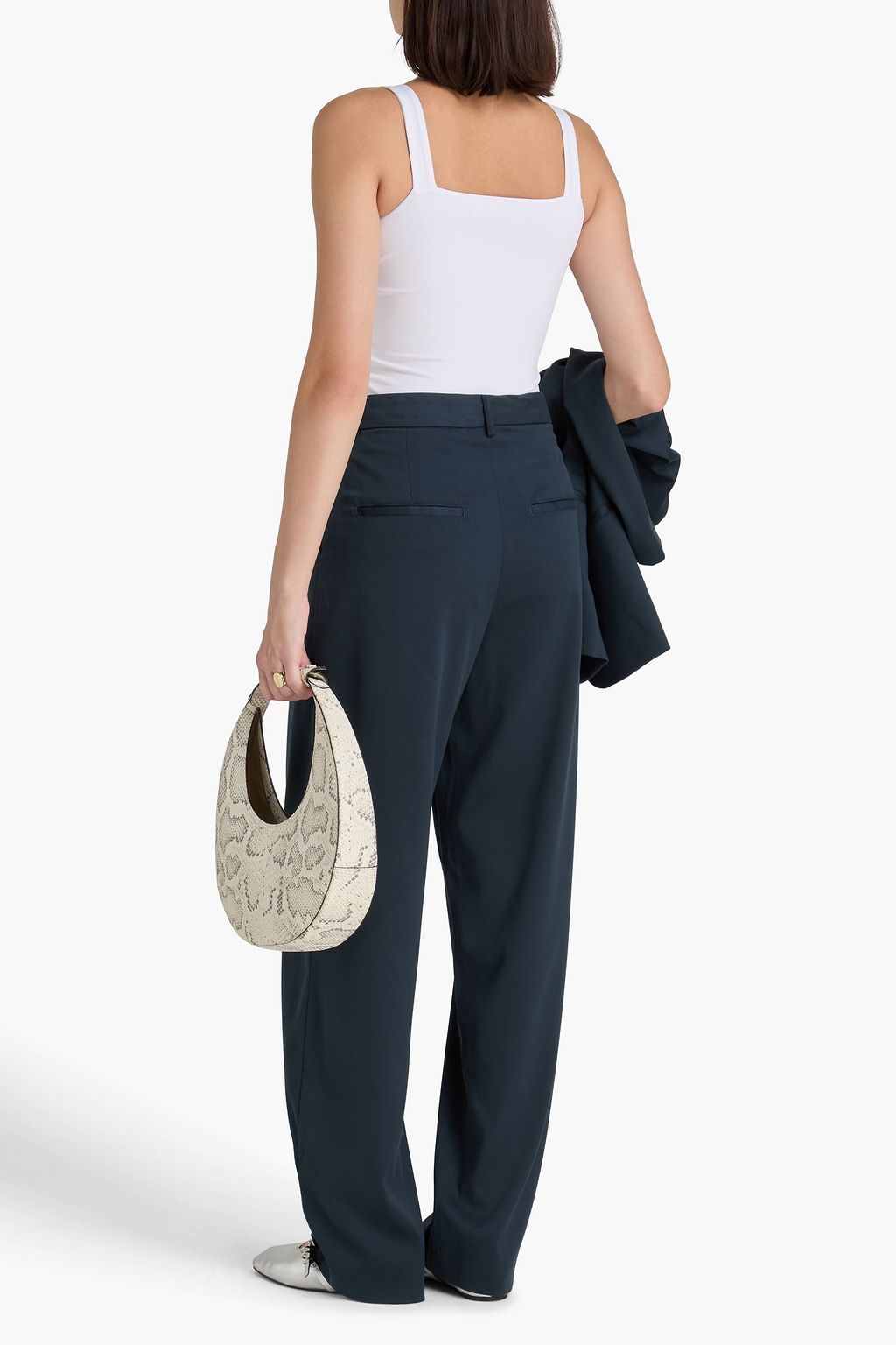 REMAIN BIRGER CHRISTENSEN Cocoon twill wide-leg pants