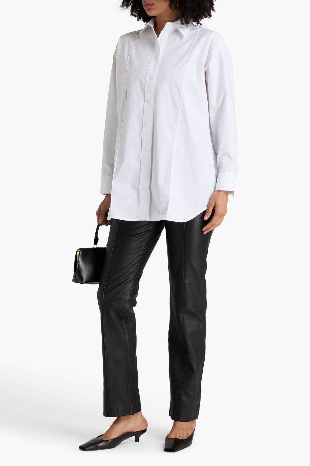 REMAIN BIRGER CHRISTENSEN Cotton-poplin shirt