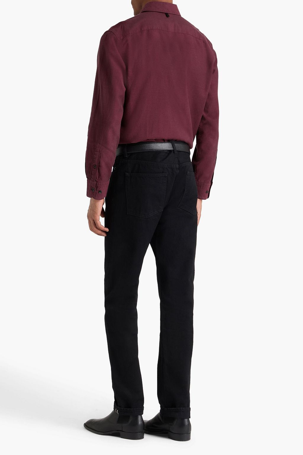 RAG & BONE Finch cotton and Lyocell-blend jacquard shirt