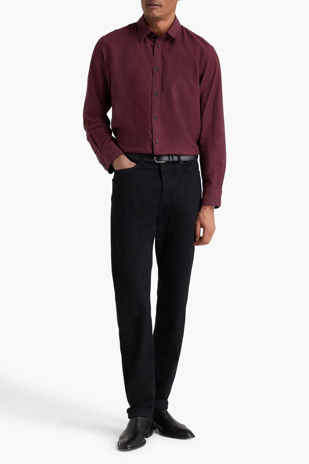 RAG & BONE Finch cotton and Lyocell-blend jacquard shirt