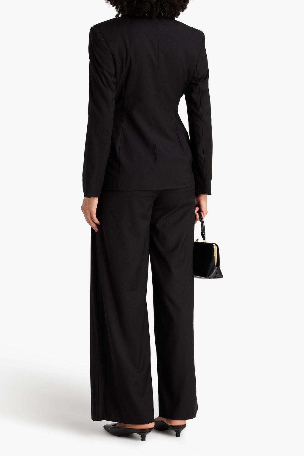 REMAIN BIRGER CHRISTENSEN بليزر من التويل بصفين من الأزرار