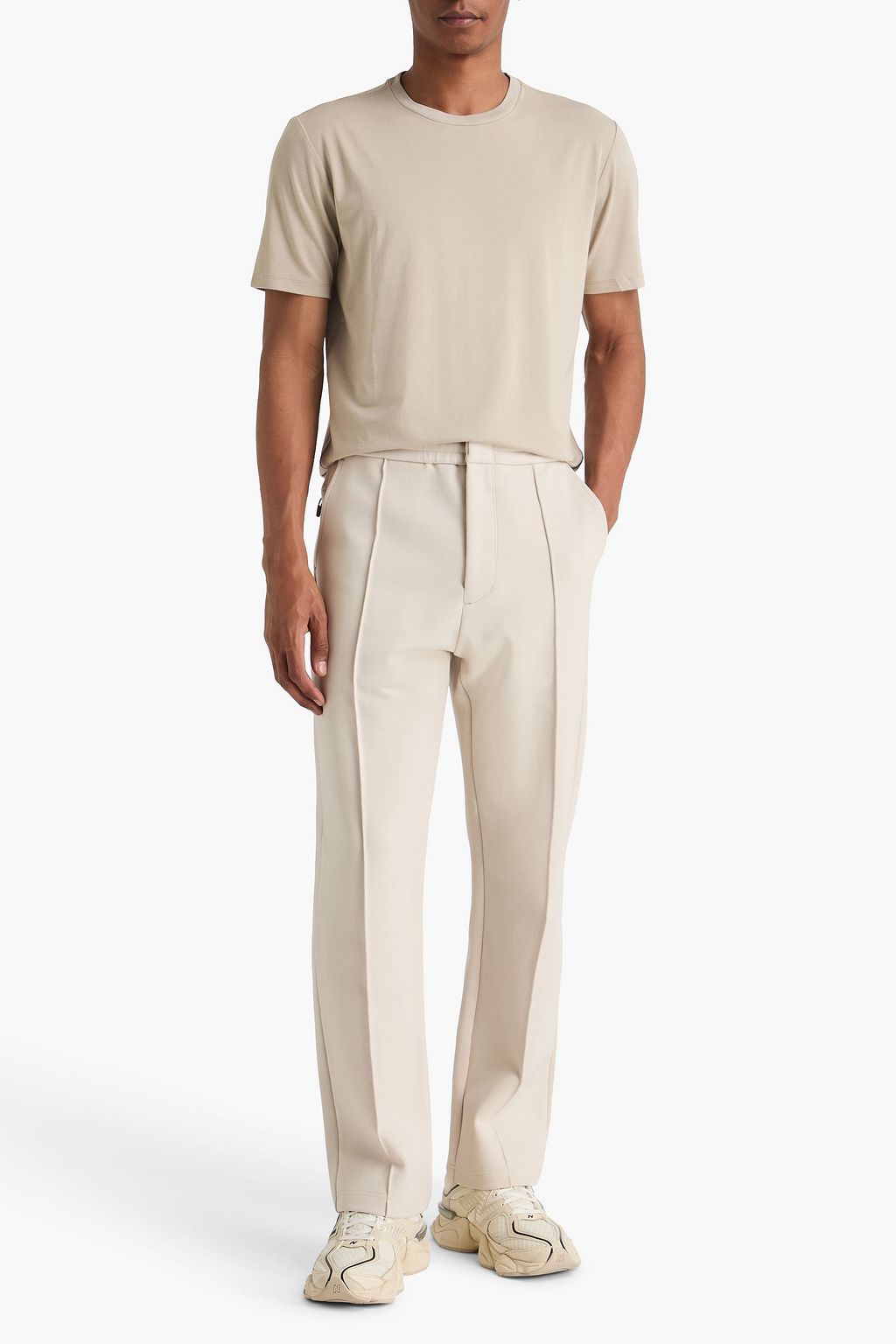 RAG & BONE Cotton-blend ponte drawstring pants