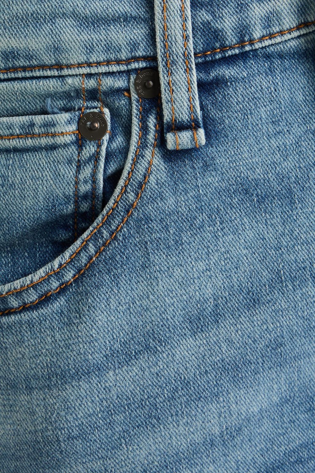 RAG & BONE بنطال "فيت 1 أريو" بقصة سكيني مطاطية من الدنيم بقصة ضيقة